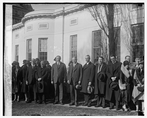 Hoover with Child Health Conference, 12/26/29