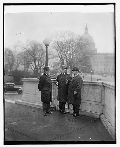 W.F.Kenney, Al Smith, Sen. Robt. Wagner, 12/13/29