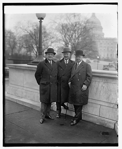 W.F.Kenney, Al Smith, Sen. Robt. Wagner, 12/13/29
