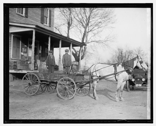 Wagon in front of Country Store, c. 1914