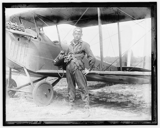 Aviators, College Park, Md. July 1919, Parachute experiments
