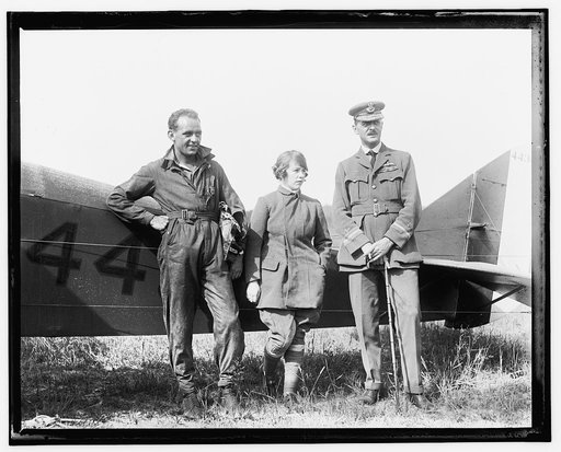 Aviators, College Park, Md. July 1, 1919, Parachute experiments