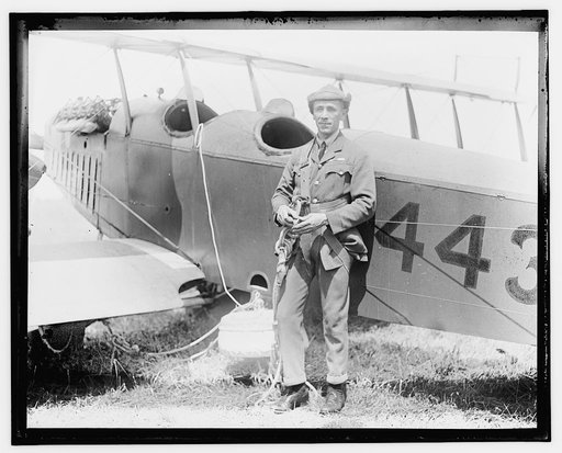 Aviators, College Park, Md. July 1, 1919, Parachute experiments