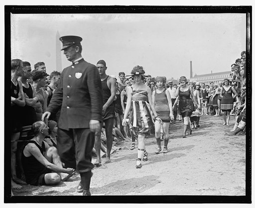 Bathing beach parade, July 26, 1919