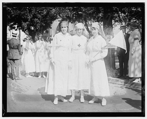 Red Cross parade, 1918
