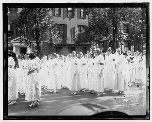 Red Cross parade, 1918