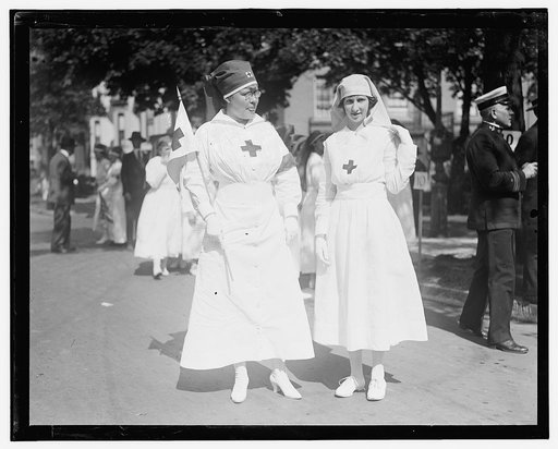 Red Cross parade, 1918