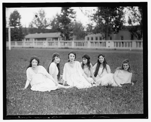 Community Center girls, Central High meet, June 1919