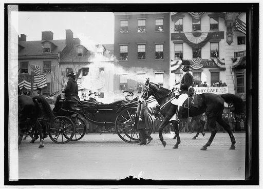 Inauguration, 1913; Taft & Wilson