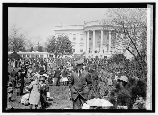 Easter egg rolling, 1914