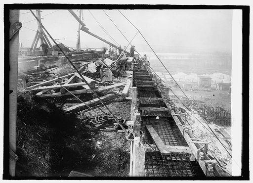 Lincoln Memorial under const., January, 1915