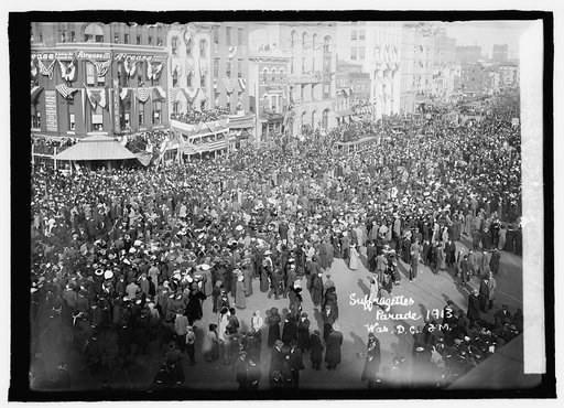 Suffrage parade, Mch. 3/1913