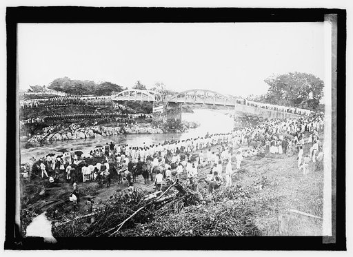 General view of inauguration, 1909. Salvador