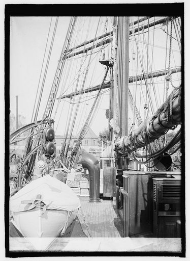 Carnegie, Magnetic ship, deck scene, 10/8/19