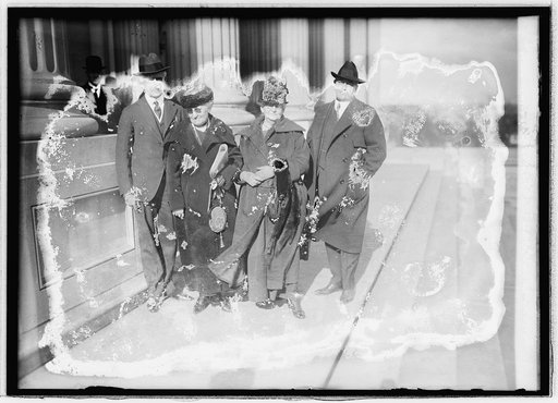 Mrs. Draper Smith & Franck Reavis, Gilbert M. Hitchock, Mrs. H.H. Wheeler, 1/24/21