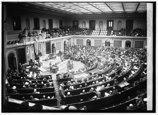 Counting electorial vote, 1921