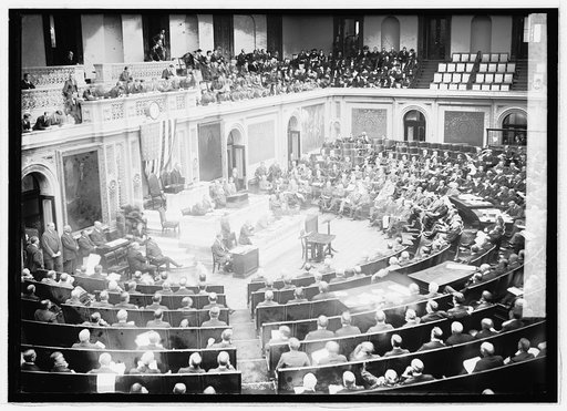 Counting electorial vote, 1921