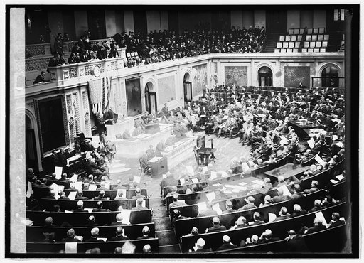 Counting electorial vote, 1921