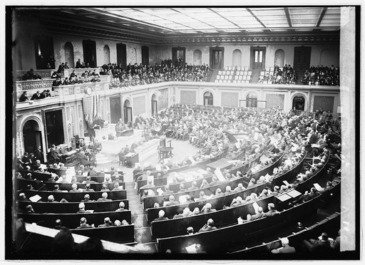 Counting electorial vote, 1921 [...] 2/9/21