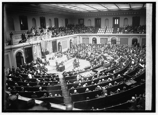Counting electorial vote, 1921 [...] 2/9/21
