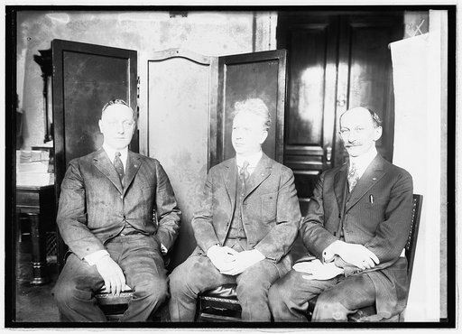 Gilbert Betterman, Gus J. Kaiger, F.W. Galbraith, 2/8/21