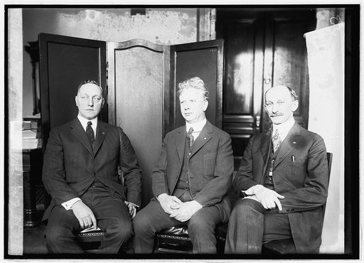 Gilbert Betterman, Gus J. Kaiger, F.W. Galbraith, 2/8/21