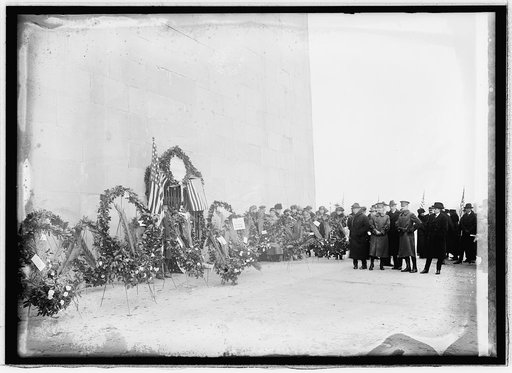 Exercises at Monument, Feb. [22/1921