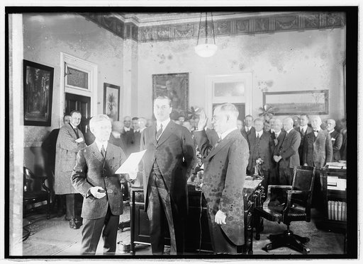 Henry C. Wallace swearing in, 3/5/21