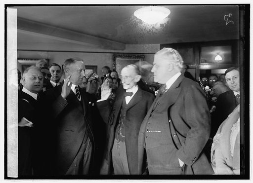 Harry M. Daugherty swearing in, [3/5/21