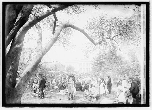 Easter egg rolling, 1921, 3/28/21