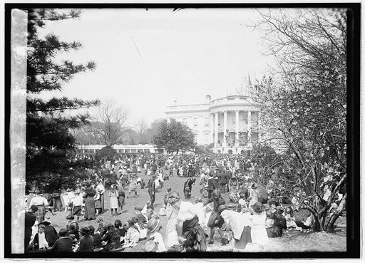 Easter egg rolling, 1921, 3/28/21