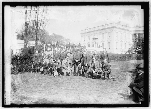 Harding & wounded men, [3/25/21