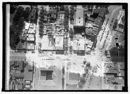 Aeroplane view, 14th & Pa. Ave.