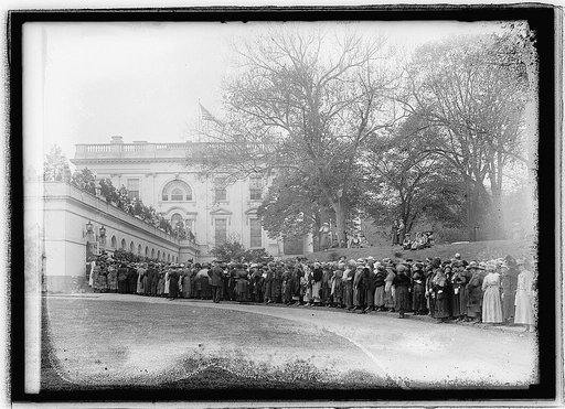 D.A.R. delegates at White House, 4/21/21