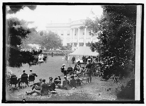 Gordon party for wounded men at White House, [6/8/21
