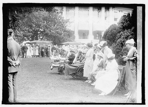Gordon party for wounded men at White House, 6/8/21