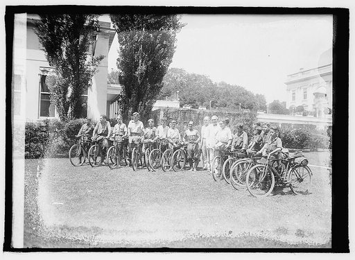 Harding & bicycle boys