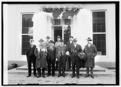 Miner's group at White House, 10/8/21