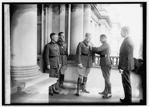 General Pershing receiving Am. Legion Medal, 10/29/21