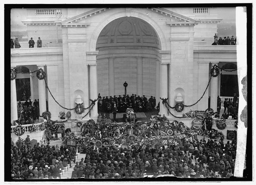 Burial of an Unknown soldier
