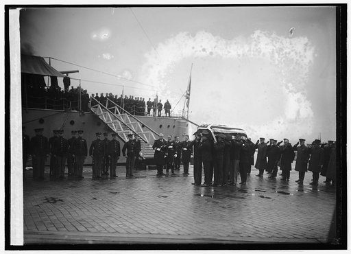 Arrival of body of Unknown soldier, [11/9/21
