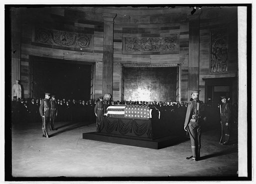 Bier of Unknown soldier in Capitol, [11/9/21