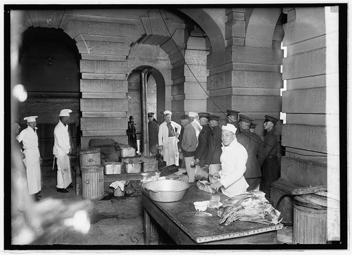 Soldier's kitchen under Cap. steps, 11/9/21