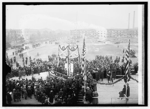 Cornerstone laying, Wash. Memorial Hall, 11/14/21
