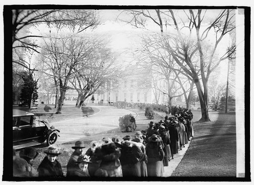 New Year's reception, 1921