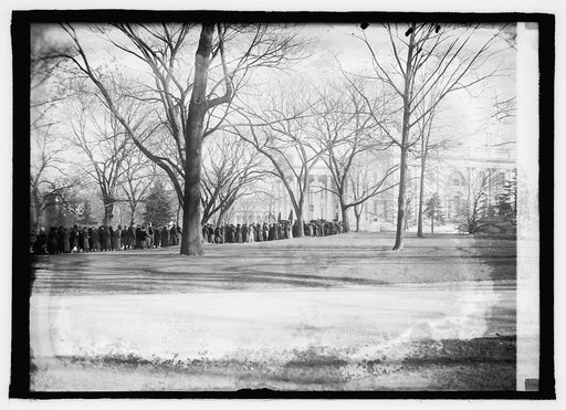 New Year's reception, 1921