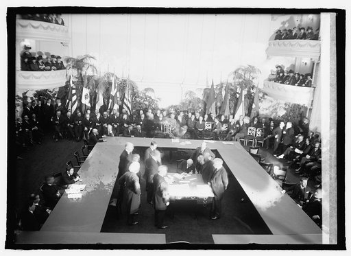 Balfour signing treaties, [2/5/22