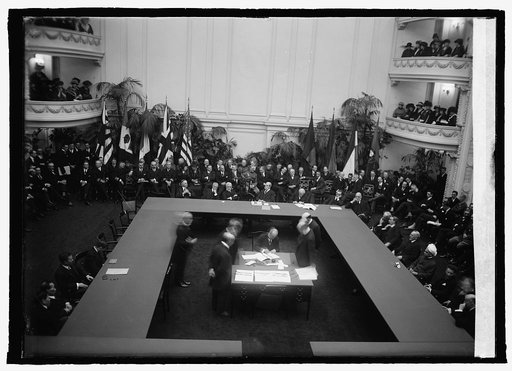 Sarraut signing treaties, 2/5/22