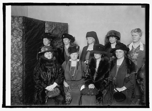 Mrs. J.D. Rockefeller Jr. #1 on left front row, 3/1/22