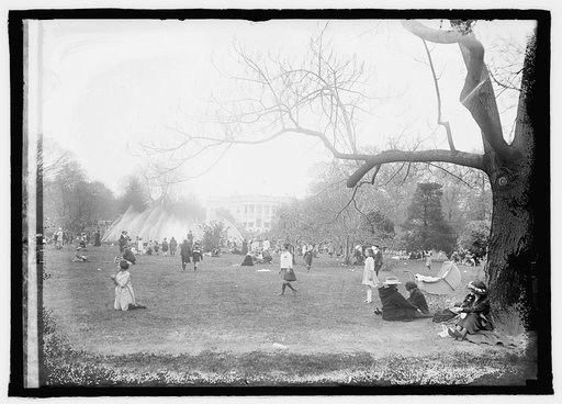 Easter egg rolling